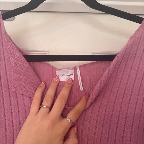 Out From Under Urban Outfitters pink long sleeve - Picture 3 of 3